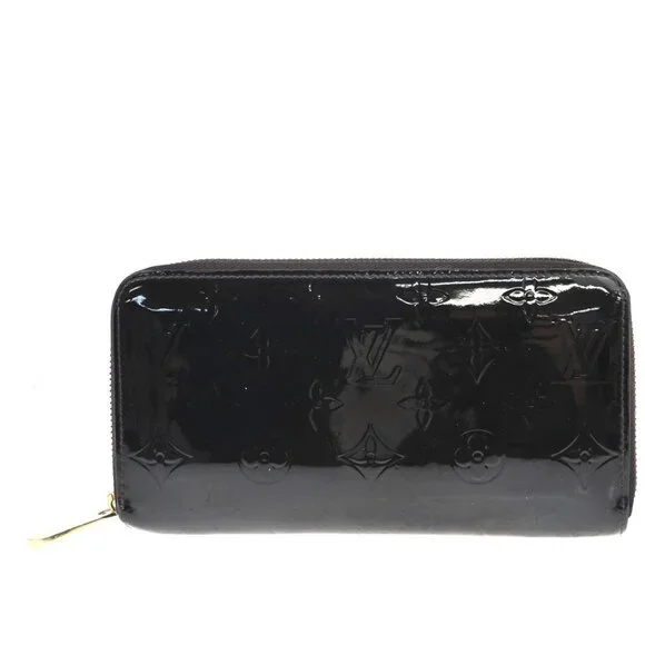 LOUIS VUITTON Zippy Long Wallet Monogram Vernis Leather Amarante M93522 67KC310